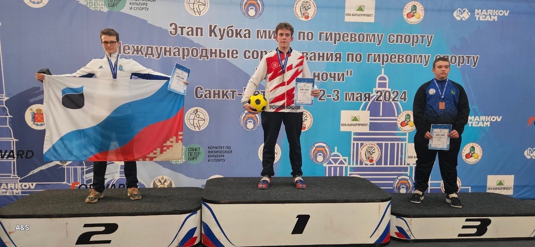 Череповчане завоевали медали на международном турнире по гиревому спорту