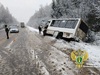 Пассажирский автобус вылетел с дороги в Ивановской области