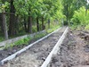 В Кинешме приступили к строительству тротуара на улице Спортивной