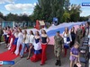 100-метровый триколор в День государственного флага развернули в Иванове