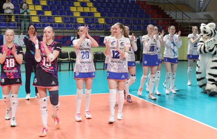 Волейбольная «Северянка» досрочно выиграла чемпионский титул Высшей лиги А