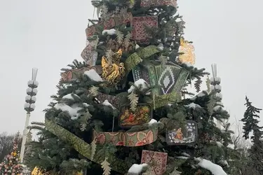 Елка Ивановской области украсила выставку ВДНХ в Москве
