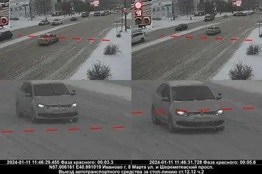 ГИБДД пояснила, за что водители получают штрафы на перекрестке у Соковского моста в Иванове