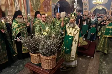 Православные верующие в Ивановской области отмечают Вербное воскресенье