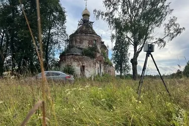 Специалисты отсканировали Знаменский храм в Савинском районе лазером