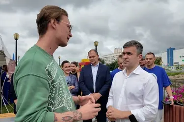В День города Иваново Станислав Воскресенский встретился со студентами вузов и молодыми учеными