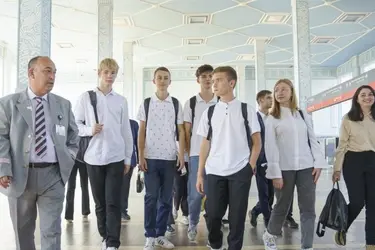 Ивановские школьники отправились на экскурсию в Шую на "Орлане"