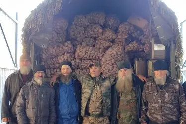 Монахи Николо-Шартомского монастыря отправили на СВО грузовик картофеля