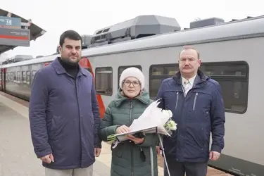 В Ивановской области торжественно встретили четырехмиллионного пассажира пригородных "Орланов"
