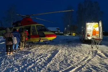 Вертолет санавиации доставил ребенка с переломами из Кинешмы в областную больницу