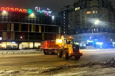 "Доргорхоз" вывез более 1300 кубометров снега с улиц Иванова в ночь на 6 января