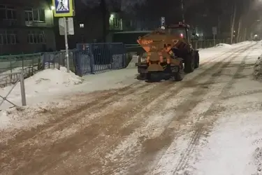 На противогололедную обработку дорог в Иванове за сутки ушло 892 тонны песко-соляной смеси