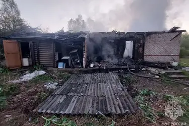 В Юрьевецком районе на пожаре погиб мужчина