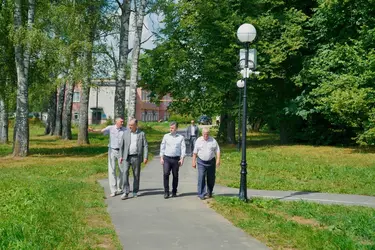 В Василёвском парке в Приволжске новая смотровая площадка будет готова к августу