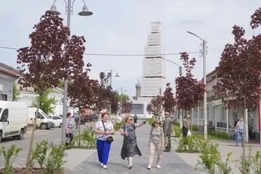 В Юрьевце продолжается реставрация колокольни