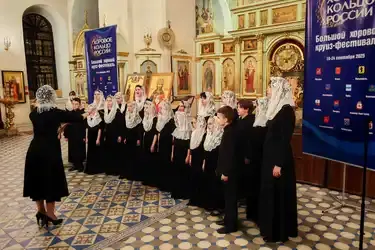 Хоровые коллективы с теплохода "Афанасий Никитин" выступили в Кинешме