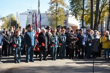В Кинешме прошел митинг в честь 130-летия Маршала А.М. Василевского
