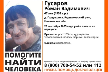 "ЛизаАлерт" продолжает поиски родниковца, который пропал больше месяца назад