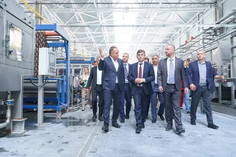 Открылось крупнейшее производство трикотажа в России «Унтекс Родники»