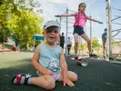 В цирковом мастер-классе участвовало более полусотни детей.