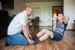 Поддержать форму спортсмену помогают всей семьей