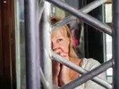 Организатор фестиваля Светлана Разина с волнением смотрит из-за кулис