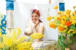 Для жителей работали фотозоны и