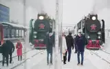 На фестивале "Русское Рождество" ретропоезд впервые отправился в Гаврилов Посад