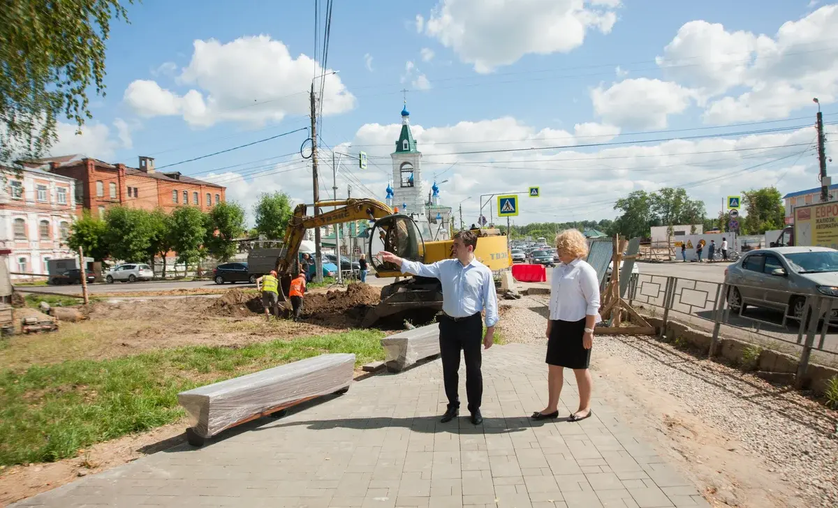 В Шуе завершается благоустройство центра города