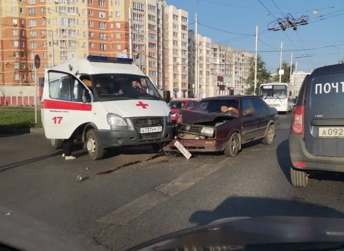 Авария в Иваново Кохомское шоссе