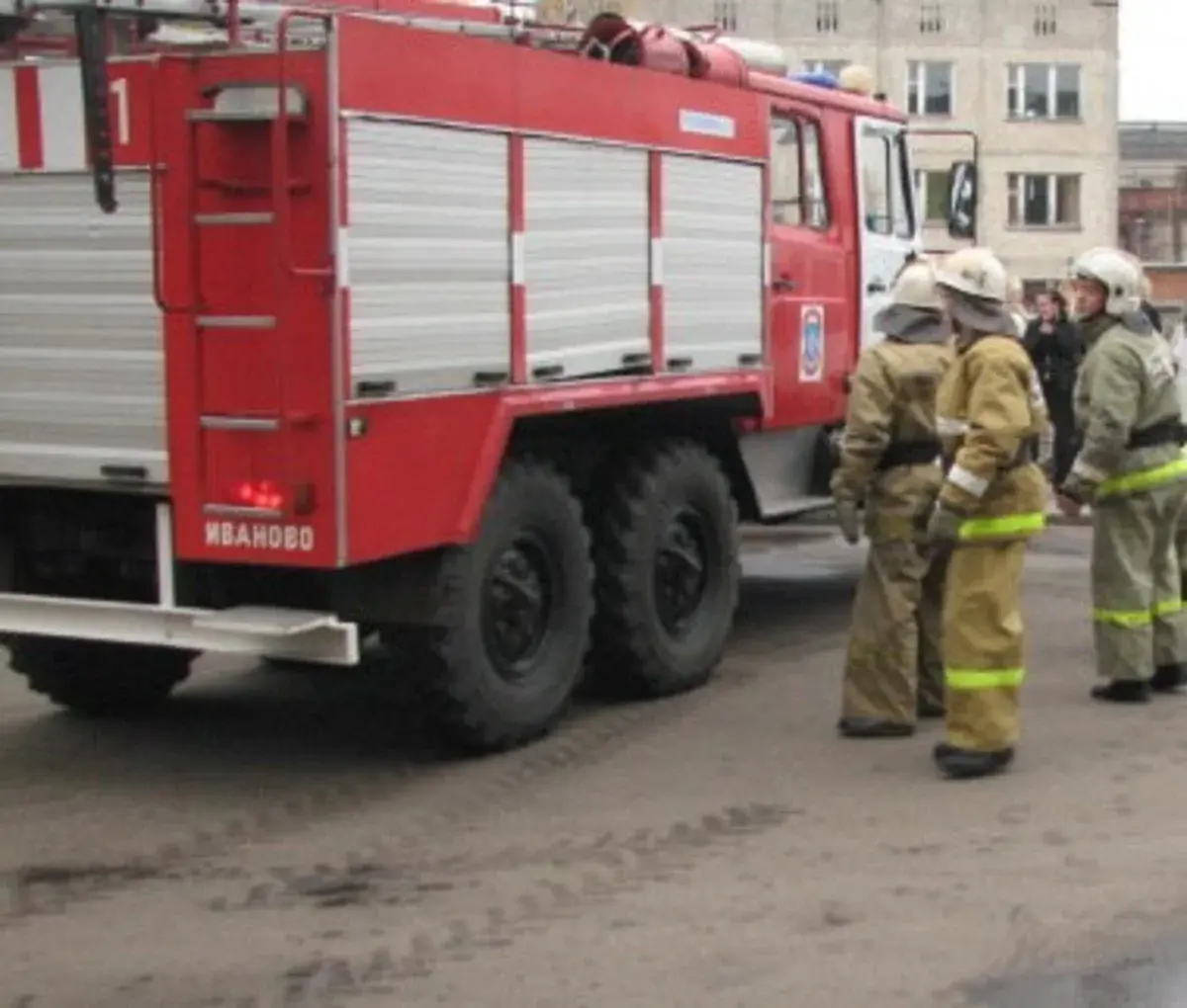 В Ново-Талицах горело трехэтажное административное здание