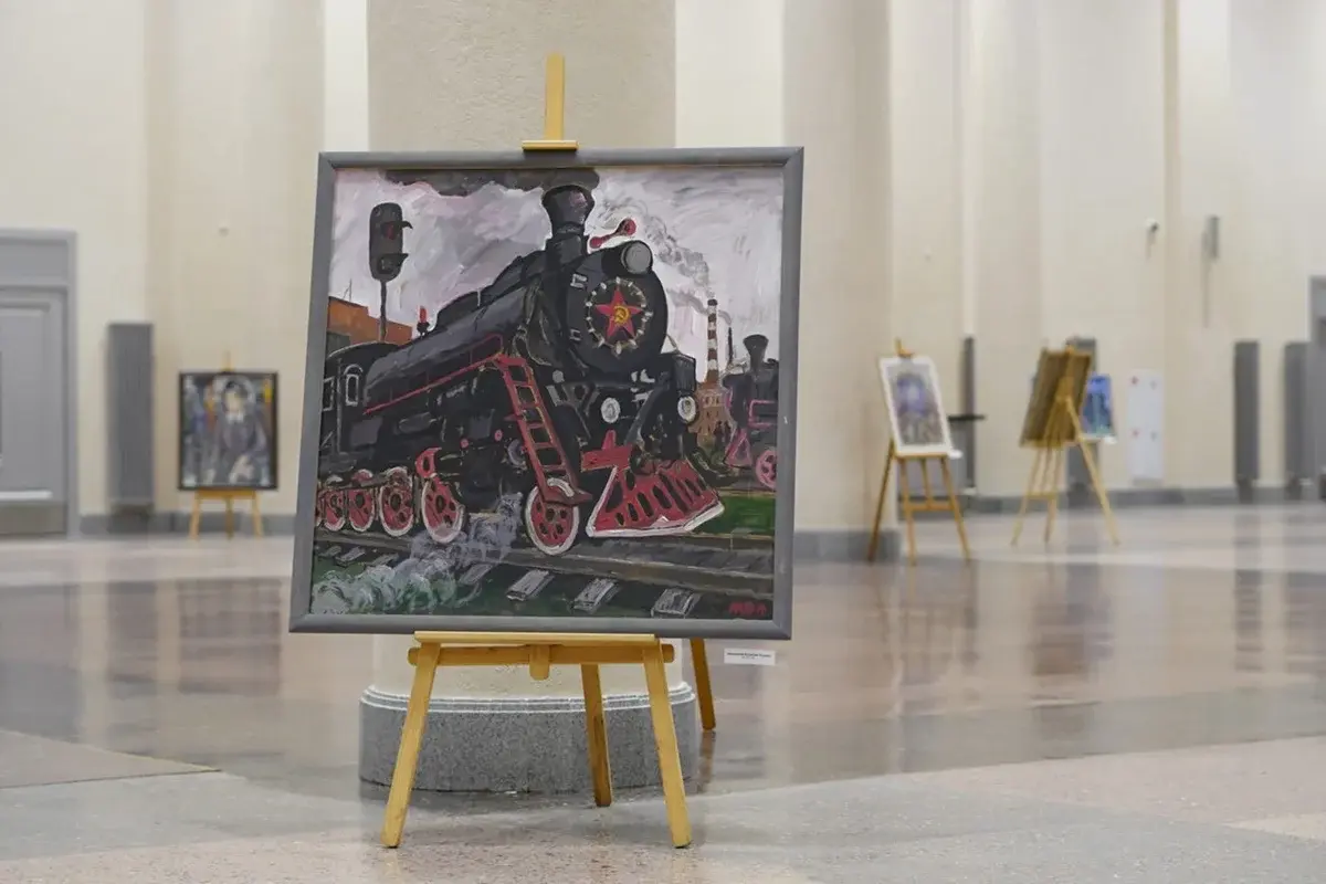 Выставка на вокзале Иваново
