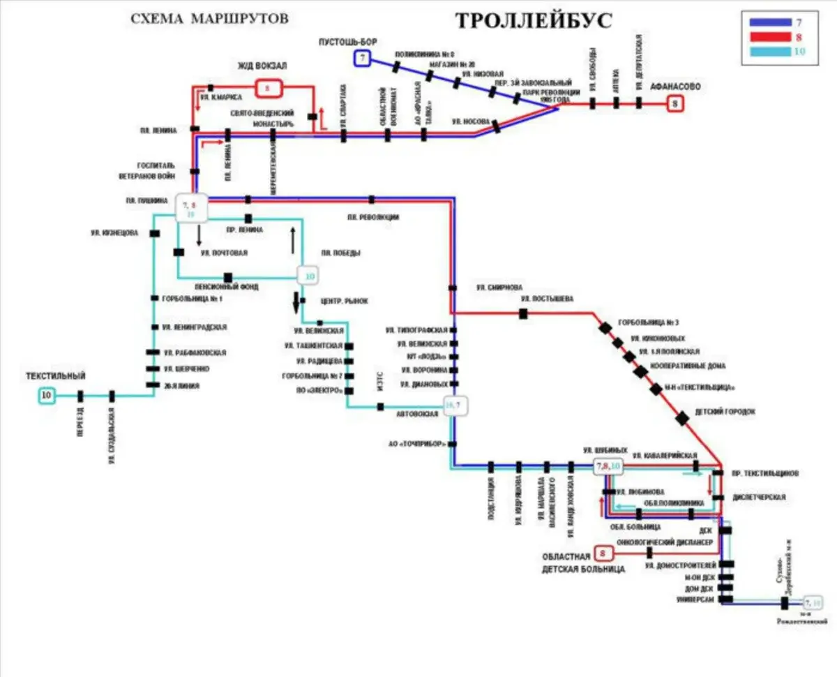 Маршрут 144 иваново схема