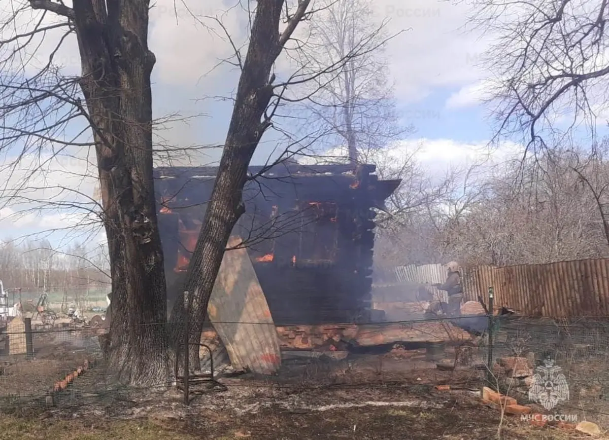 В Ивановской области на пожаре в деревне Красная Горка погибли три человека