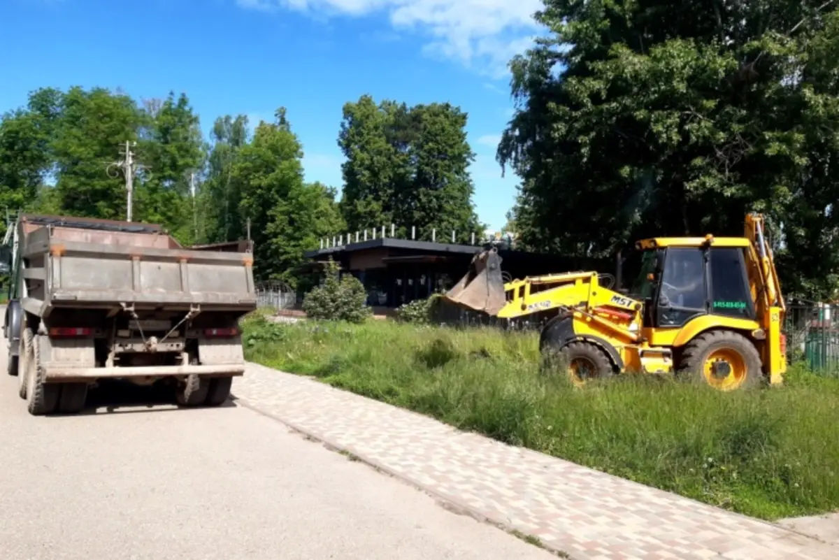 Вход в парк Степанова в Иванове украсят клумбы, тротуарная плитка и лавочки