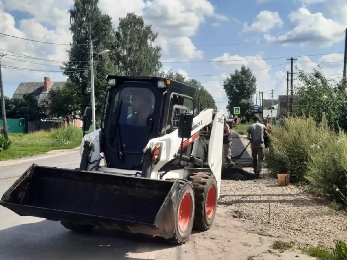 В Шуе проходит ремонт дорожного полотна и тротуарных дорожек