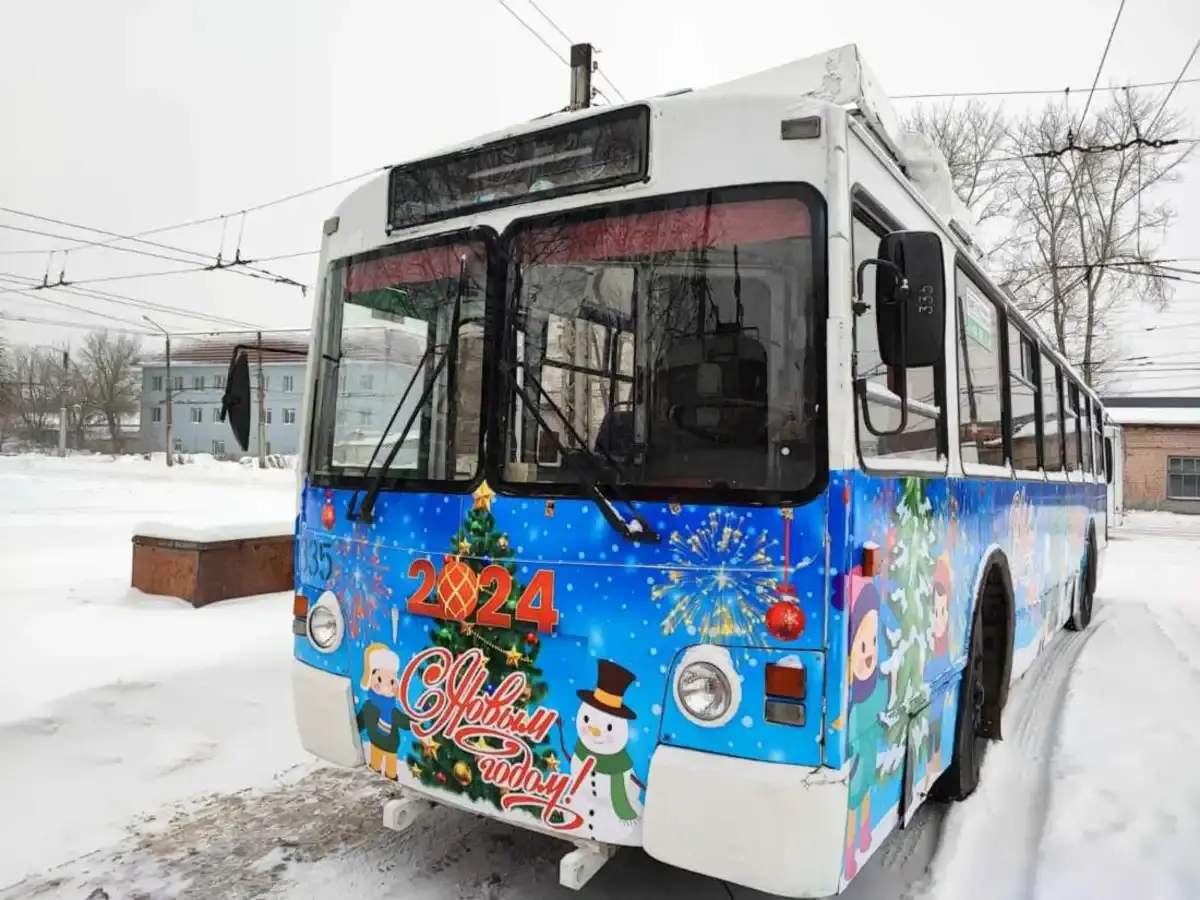 В Иваново на маршруты № 2 и 11 в середине декабря выйдут новогодние  троллейбусы