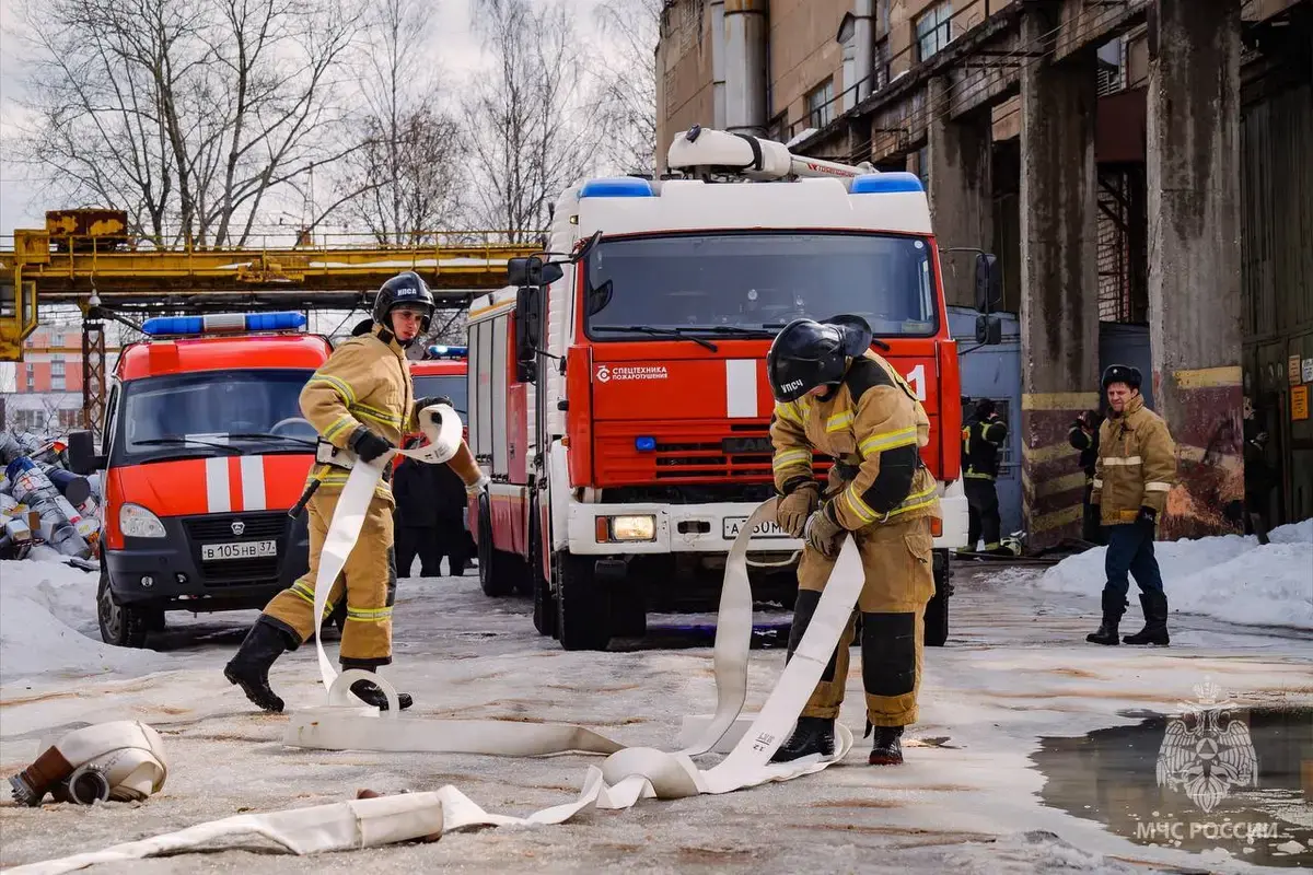 В Иванове 25 марта условно горел завод 