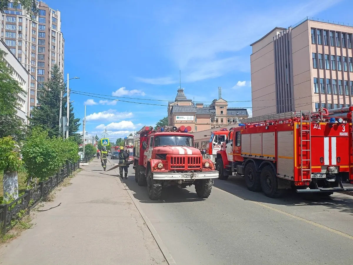 Пожар во Дворце искусств в Иванове удалось потушить