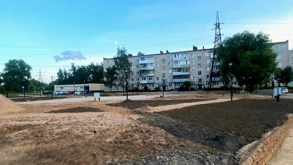 Инфраструктура для жизни: в Фурманове благоустраивают территорию на улице Хлебникова