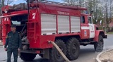 Продуктовый магазин загорелся в Иванове в микрорайоне Авдотьино
