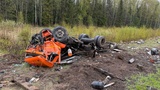 В Тейкове товарный поезд снес "КАМАЗ" на железнодорожном переезде