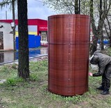 Уличные рекламные тумбы отремонтировали в Кинешемском районе