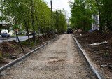 На улице Красных Зорь в Иванове благоустраивают аллею