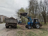Более 2000 кубометров органического мусора вывезли в Кинешме