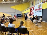 Олимпийский чемпион Евгений Рылов встретился с родниковскими спортсменами