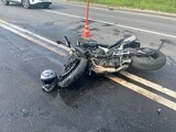 Появилось видео утреннего ДТП с мотоциклом в Иванове