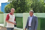 В Кинешме устанавливают новые контейнерные площадки