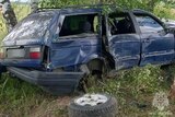 Иномарка вылетела с трассы в Ивановской области