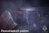 При пожаре в бане в Лежневском районе пострадал пожилой мужчина